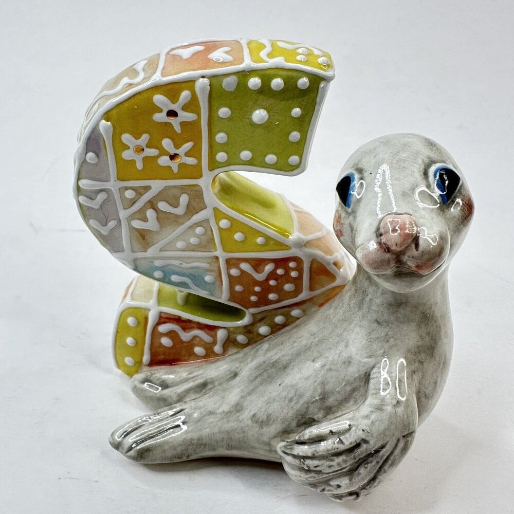 Vtg KOKO Originals “S” Seal Alphabet Porcelain Figurine Nursery #KO25275
